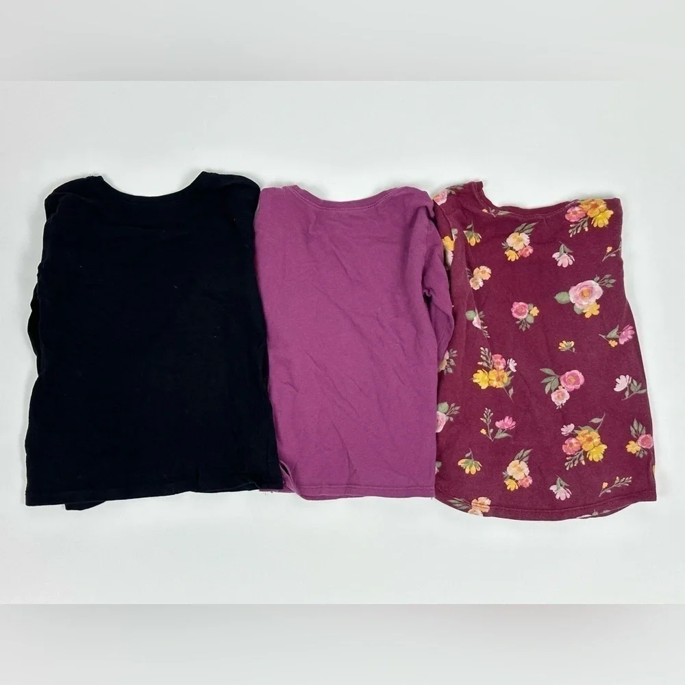 Girls Long Sleeve Screen Tee Lot of 3